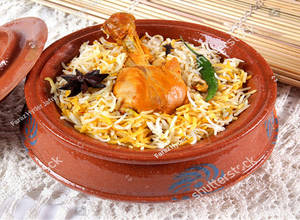 Chicken Matka Biryani ( Mati Handi )