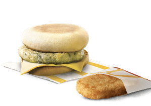 Veg McMuffin + Hashbrown