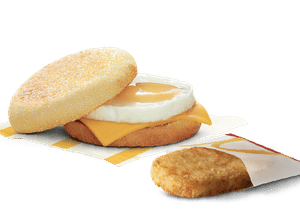 Egg & Cheese McMuffin + Hashbrown