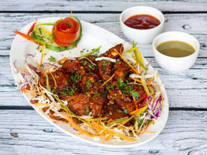 Fish Manchurian Dry