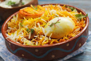 Special chicken egg biryani