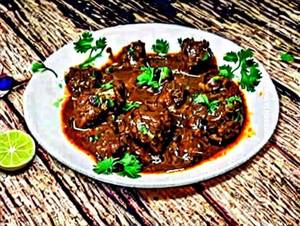 Mutton Bhuna Tawa