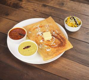Butter Paneer Masala Dosa [Without Onion & Garlic]