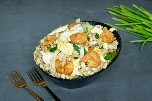 Shrimp Hakka Flat Noodles