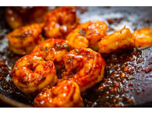 Chilly Prawns Dry