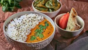 Jeera Rice with Yellow Dal