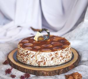 Eggless Almond Bubble Cake