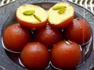 Kesar gulab jamun