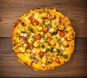 Tandoori paneer cheese pizza