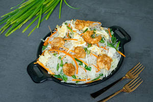 Shrimp Mei Foon Hakka Style