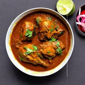 Alleppey chicken curry half