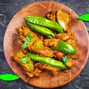Slice Chicken E Green Capsicum