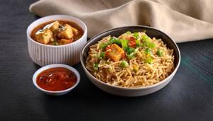 Fried Rice with Chilli Paneer