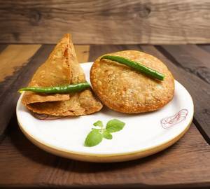 Samosa kachori combo [5 pieces each ]