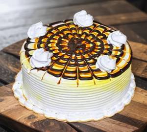 Pure Veg Butterscotch Cake