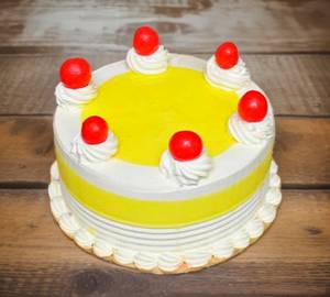 Pure Veg Pineapple Cake