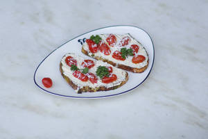 Sourdough Tomato & Feta Cheese Open Toast