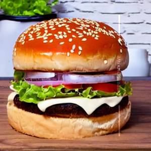 Yummy paneer grilled burger