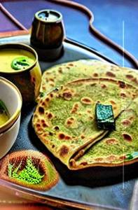Pudina Paratha