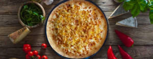 Corn And Cheese Pizza