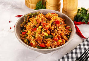 Stir Fried Rice Schezwan