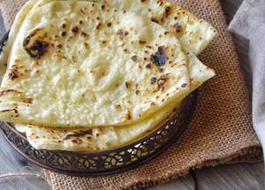 Delicious butter naan