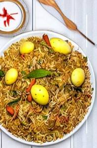 Egg Briyani                                    