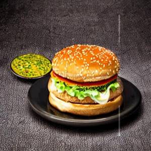 Crunchy Crispy Veg Burger