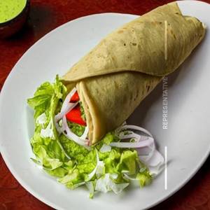 Green Chicken Gyro Wrap 