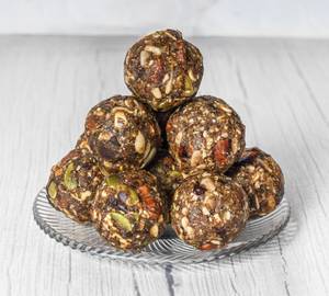 Mix Seeds Dates ( Khajoor ) Natural Protein  Cow Ghee Laddoos 225 Gm ( 9 Piece) Gluten & Sugar Free