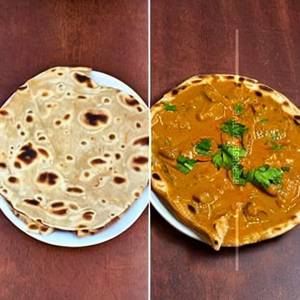 Chicken Masala + Butter Naan [2 Pcs] / Laccha Paratha [2 Pcs]