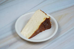 Basque Cheesecake Slice