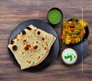 Tandoori Veg Stuffed Paratha 