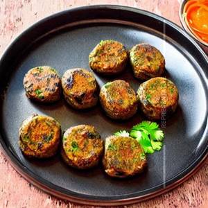 Mushroom Hariyali Kabab