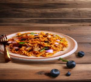 Veg Mexican Red Sauce Fusilli Pasta