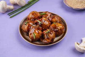 Teriyaki Glazed Stuffed Mushroom
