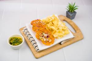 Desi Ghee Jalebi 250G + Papdi 200G [ Combo ] [450 Gm]