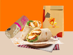 Hot And Crispy Chicken Wrap