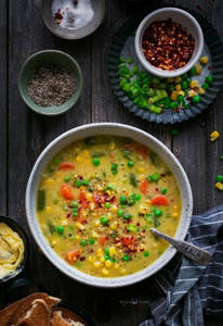 Sweet Corn Veg Soup