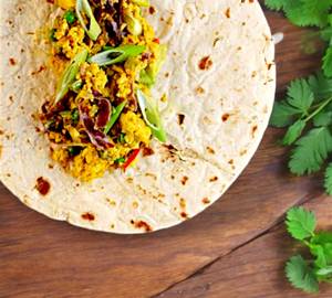 Paneer Bhurji Wrap