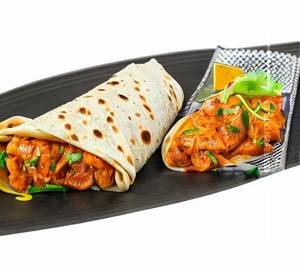Egg Butter Chicken Roll