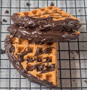 Dark choco waffle