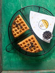 Triple choco waffle