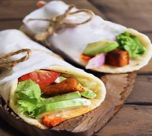 Veg paneer shawarma