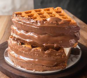 Milk choco waffle