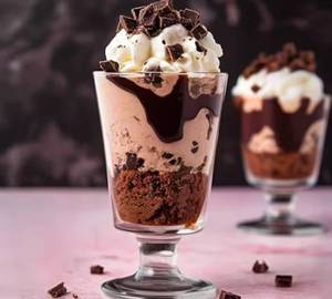 Chocolate brownie shake