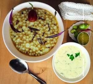 Sabudana Khichdi + Curd
