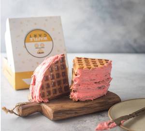 Strawberry surprise waffle