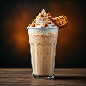 Lotus biscoff thick shake