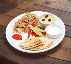 Regular open shawarma
